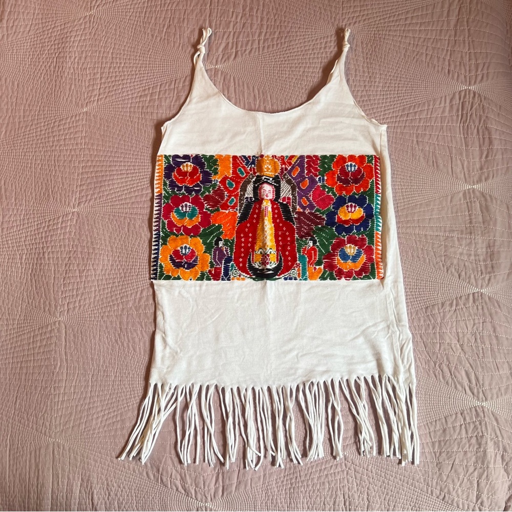 Handmade embroiled tank top